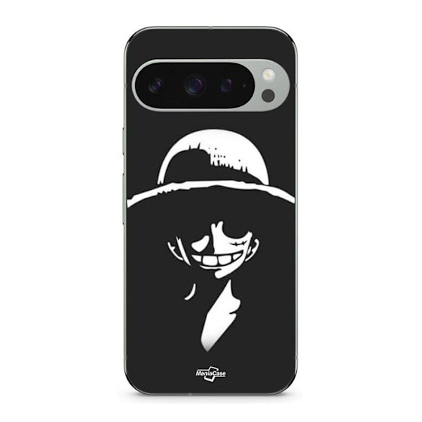 Coque - MANIACASE - Google Pixel 9 Pro - Smidig - Svart - Mönster av Monkey D. Luffy Svart