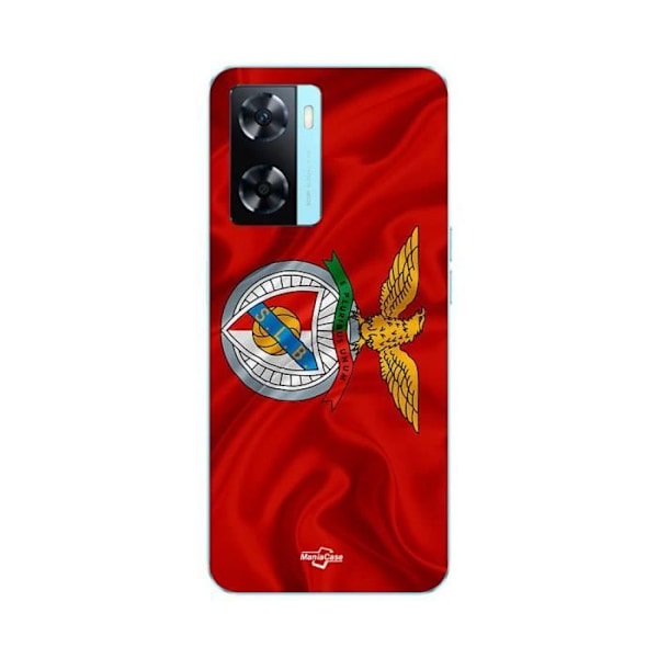 Coque - Maniacase - Oppo A57s 4G - Röd - Mjuk - Benfica Röd