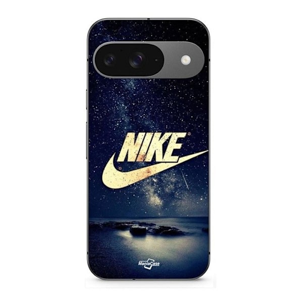 Fodral - MANIACASE - Google Pixel 9 - Silikon - Svart - Stjärnfyllt natt - Guld Svart