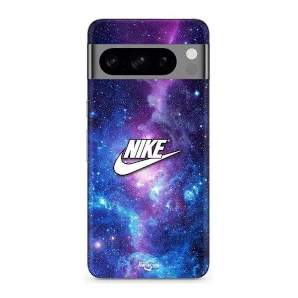 Coque - MANIACASE - Google Pixel 8a Pro - Mjuk - Silikon - Färgad vit Nike-logotyp Svart
