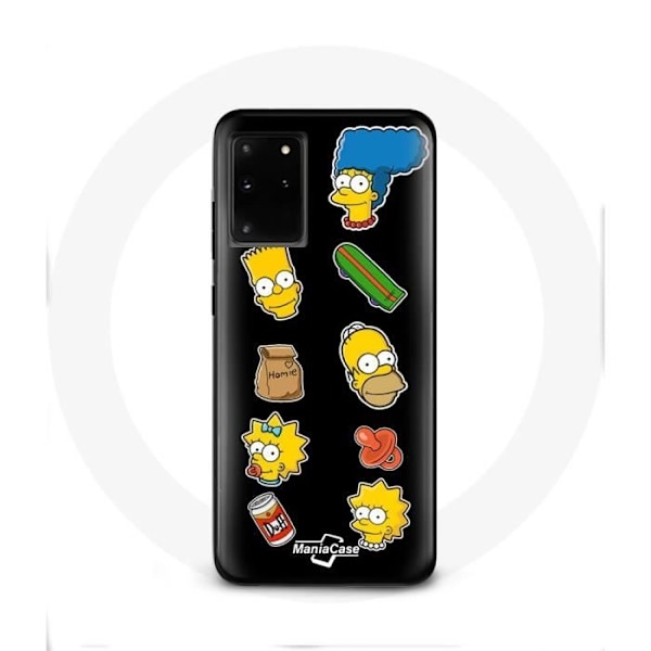 Coque - Simpsons - Samsung Galaxy S11 Plus - Fjäder - Svart - Telefonskydd Svart