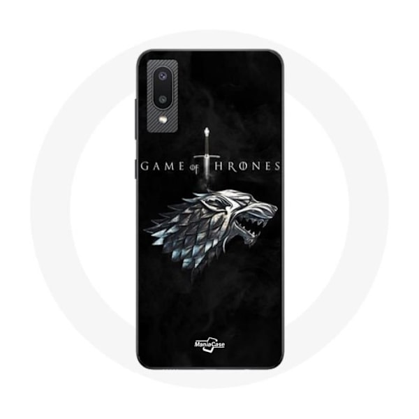 Coque för Samsung Galaxy A02 Game of Thrones Säsong 8 Järntronen Stark-huset Logotyp Vinter