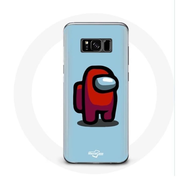 Coque - Samsung - Galaxy S8 - Mjuk - Syntetisk - Mönster Among Us - Blå Blå