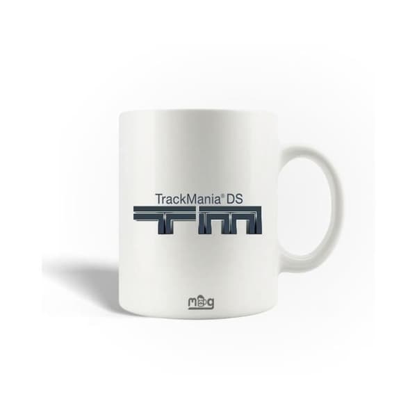 Mugg i keramik Trackmania DS-logotyp