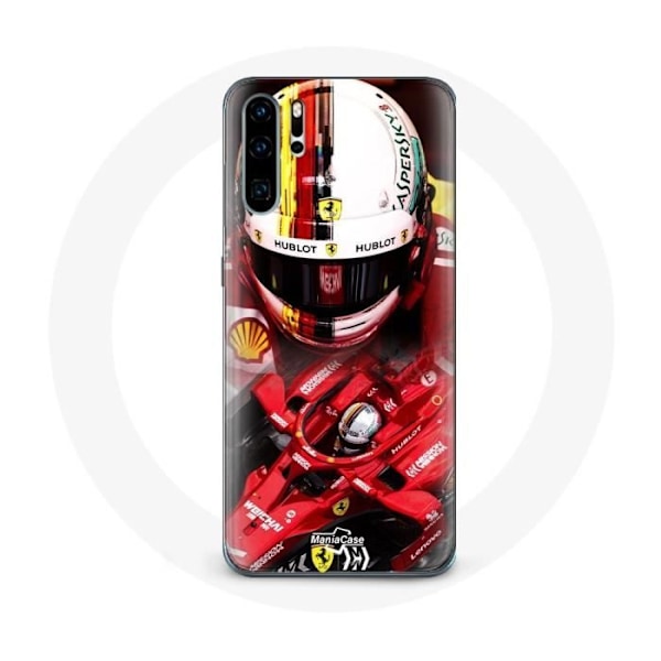 Coque för samsung galaxy P30 pro Formel 1 Sebastian Vettel F1 Röd