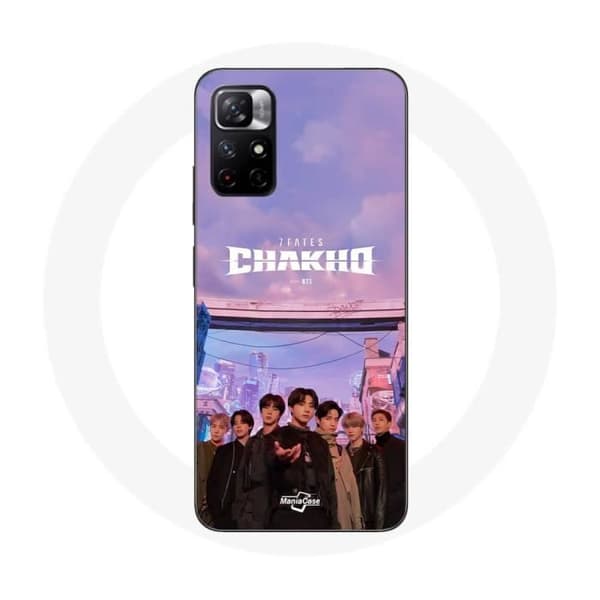 Cover - MANIACASE - Redmi Note 11 5G - Blød - Hvid - BTS Plakat