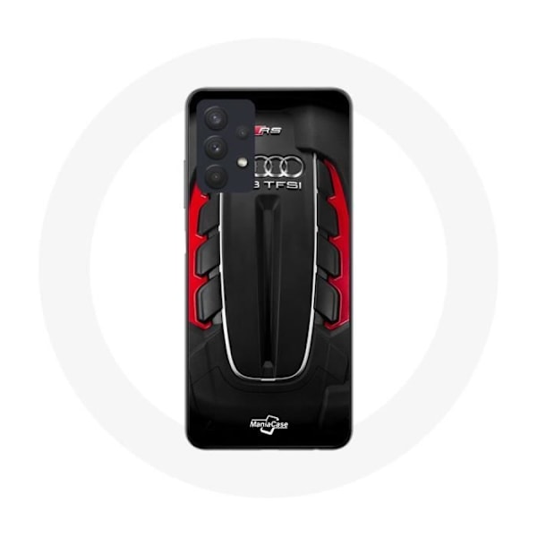 Coque Maniacase för Samsung Galaxy A32 4G Audi RS röd logotyp