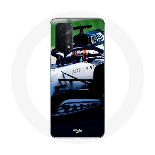 Coque för Oppo A74 Formel 1 Pierre Gasly F1-förare Vit