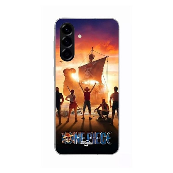 Coque - Maniacase - Samsung Galaxy A56 - Silikone - Blød - One Piece Manga Anime Svart