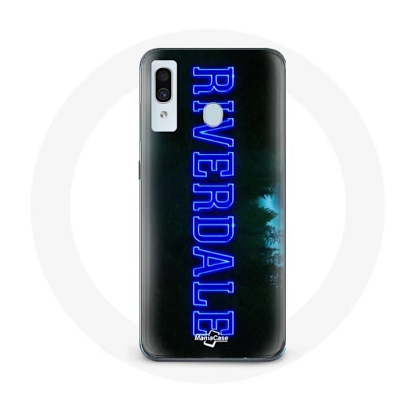 Skydd för Samsung Galaxy A40 Riverdale Series Blått logo