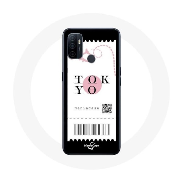 Coque - Oppo - A53 - Mjuk - Flygbiljett Tokyo Japan - Syntetiskt skydd