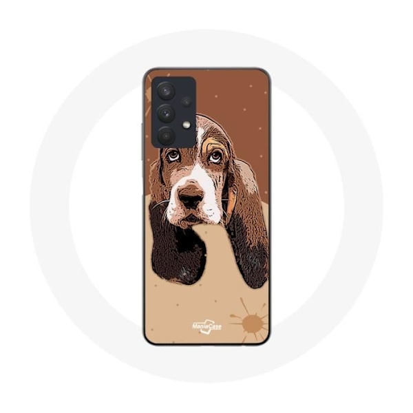 Coque för Samsung Galaxy A32 5G Basset Hound hundansikte