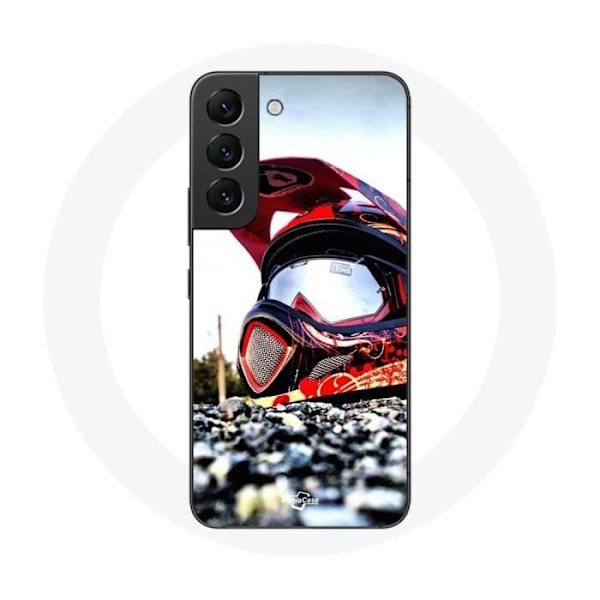 Coque maniacase för Samsung Galaxy S22 Motocross Hörlurar Svart