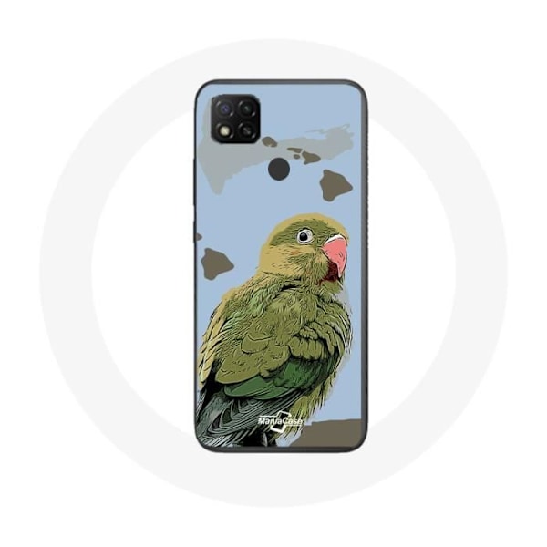Coque - Xiaomi - Redmi 9C - Flexibel - Papegojor - Grön Grön