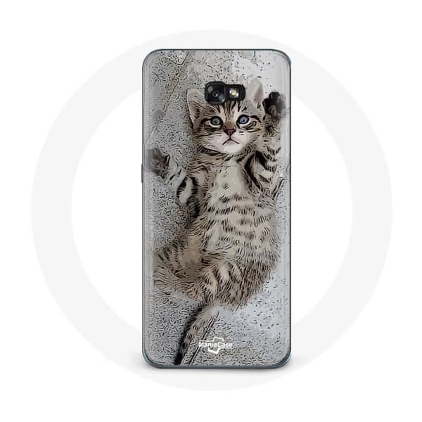 Coque pour Samsung Galaxy A8 2016 Cute Bengal-kissa