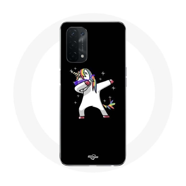 Coque för Oppo A54 5G Dab unicorn licorne