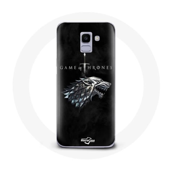 Coque för Samsung Galaxy J6 2018 Game of Thrones Säsong 8 Järntronen Stark-huset Logotyp L'hi