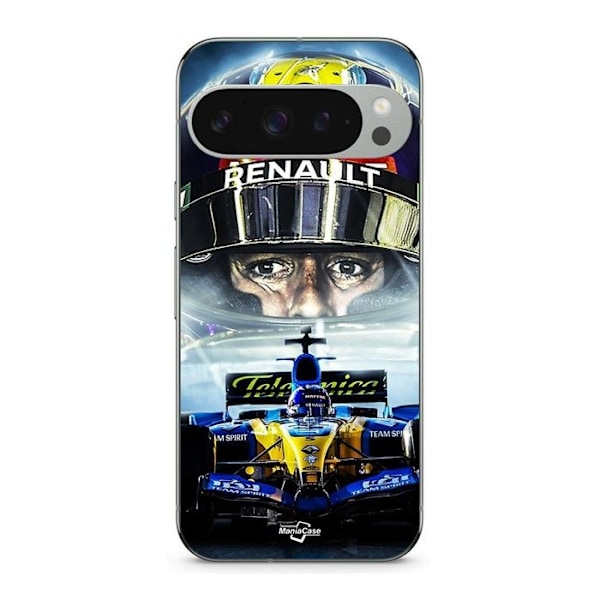Coque - MANIACASE - Google Pixel 9 Pro - Mjuk - Svart - Renault R25 Aston Martin F1 Svart