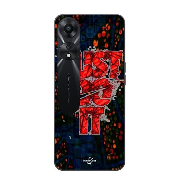 Coque för Oppo A78 5G nike just do it röd Maniacase