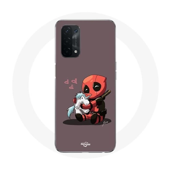 Fodral för Oppo A74 DeadPool unicorn licorne