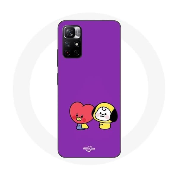 Coque - bTS - Redmi Note 11 5G - Mjuk - BT21 - Vit