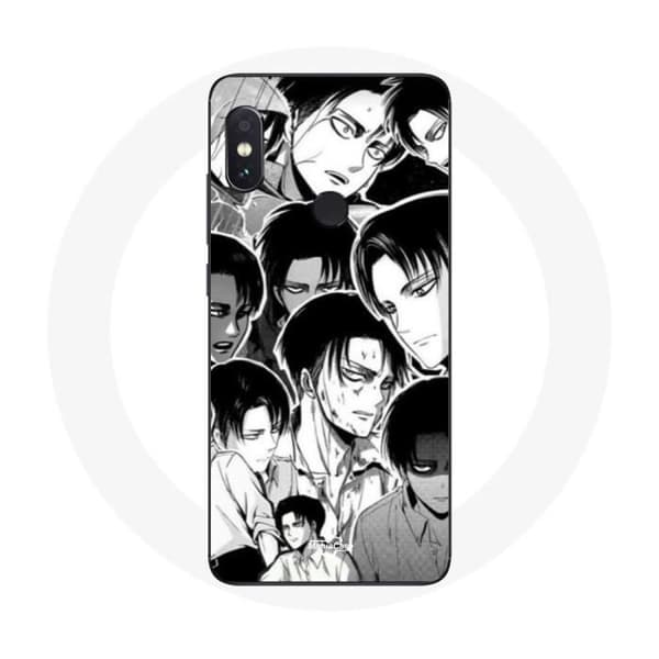 "Kotelo Xiaomi Redmi Note 5 AI Dual Camera Attack on Titan Manga Levi Ackerman"