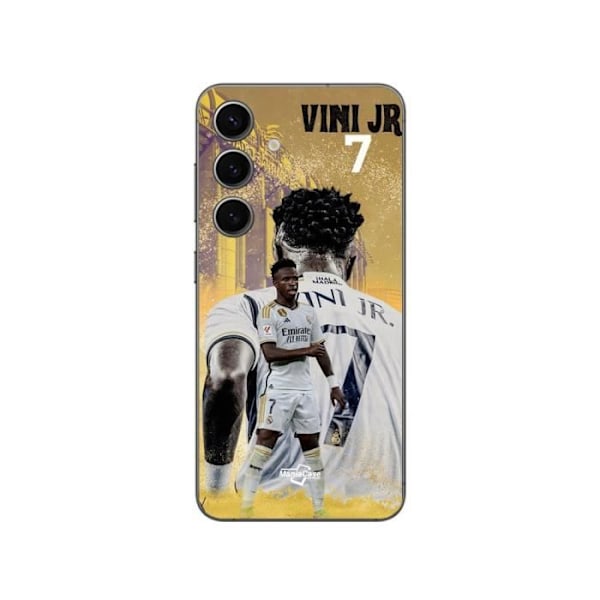Coque - Maniacase - Samsung Galaxy S25 Plus - Vinicius JR - Real Madrid 7 - Mjuk Svart