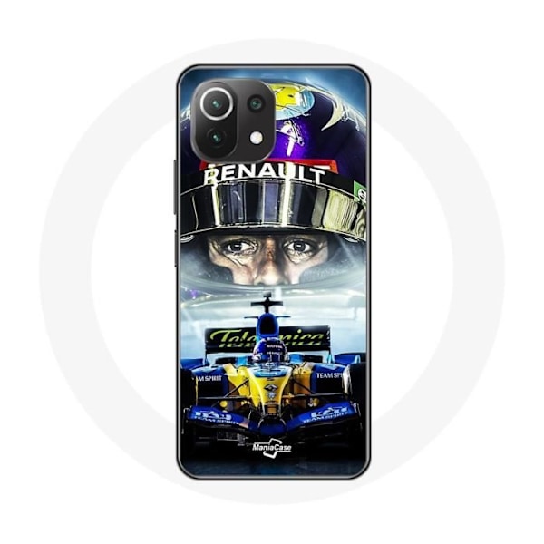 Coque för Xiaomi Mi 11 Lite Formel 1 Fernando Alonso Díaz spansk F1-förare