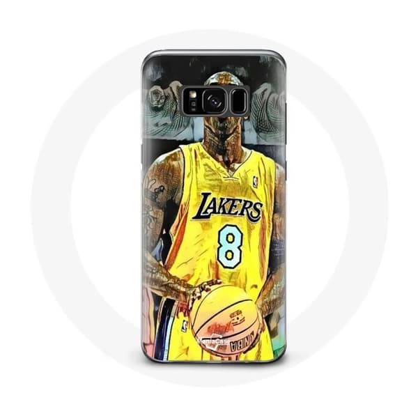 Cover til Samsung Galaxy S8 plus Kobe Bryant Dunk lakers 8 NBA Sort