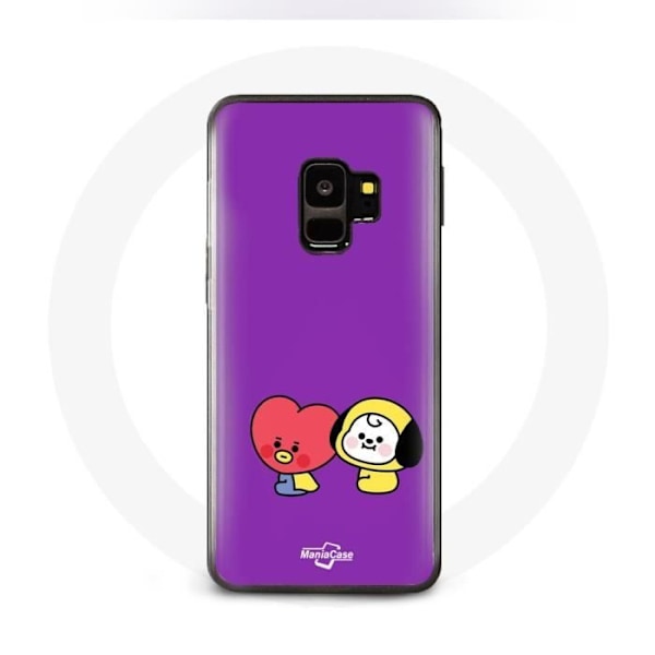 Coque pour Samsung Galaxy S9 Plus BTS Bangtan Sonyeondan BT21 Tata V Chimmy Jimin