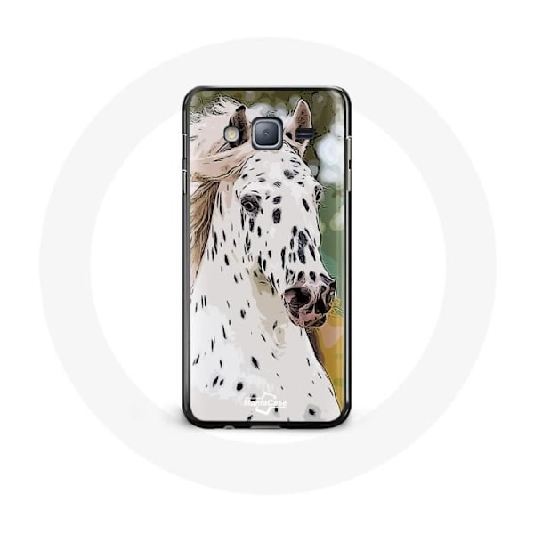 Coque - Appaloosa - Samsung Galaxy J3 2016 - Mjuk - Vit häst - Optimal skydd