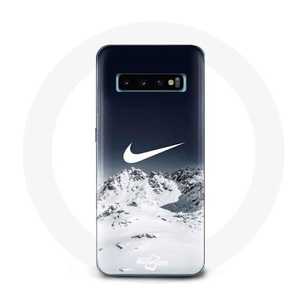 Coque för Samsung Galaxy S10 Nike Logotyp Snö Vinter