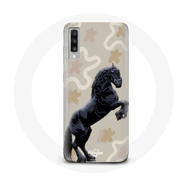 Coque för Samsung Galaxy A70 Frison Svart Hästras
