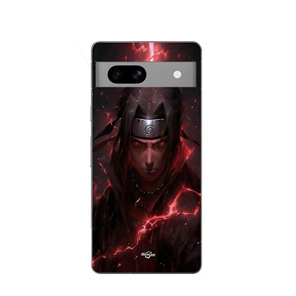 Coque Maniacase för Google Pixel 7a Itachi Uchiha anime 3D fanart svart