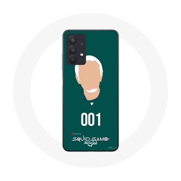 Coque - Maniacase - Samsung Galaxy A32 5G - Svart - Squid Game - Mjuk Svart