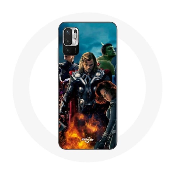 Skydd för Xiaomi Redmi Note 10 5G Avengers superhjältefilm