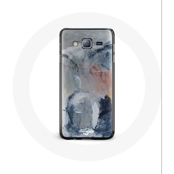 Coque för Samsung Galaxy J5 med abstrakt grå textur