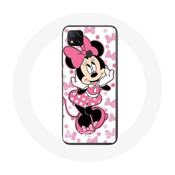 Skyddskal - Maniacase - Xiaomi Redmi 9C - Minnie Mouse - Söt tecknad serie - Rosa Rosa