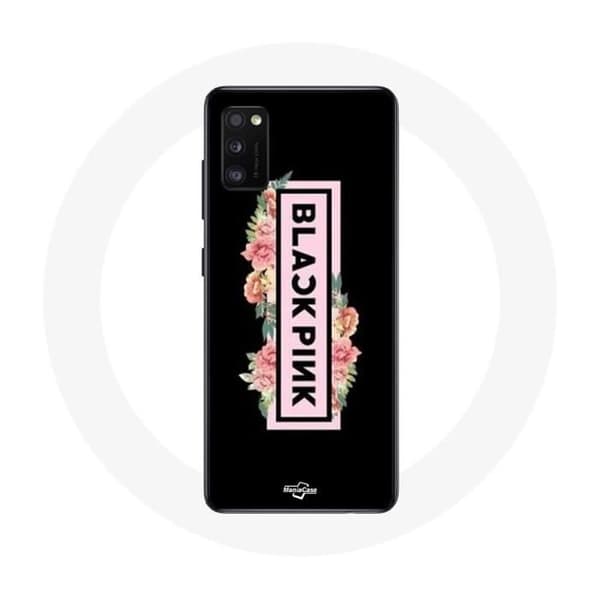 Cover til Samsung Galaxy S20 Plus Blackpink K-pop Gruppe Logo Sort Baggrund