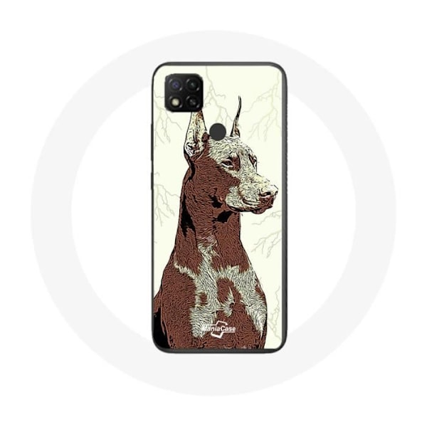 Coque Xiaomi Redmi 9C Doberman Ras av hundar