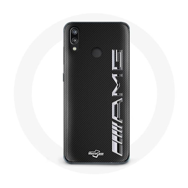 Coque - Amg - Huawei P20 Lite - Svart - Kolfiber - Mjuk Svart
