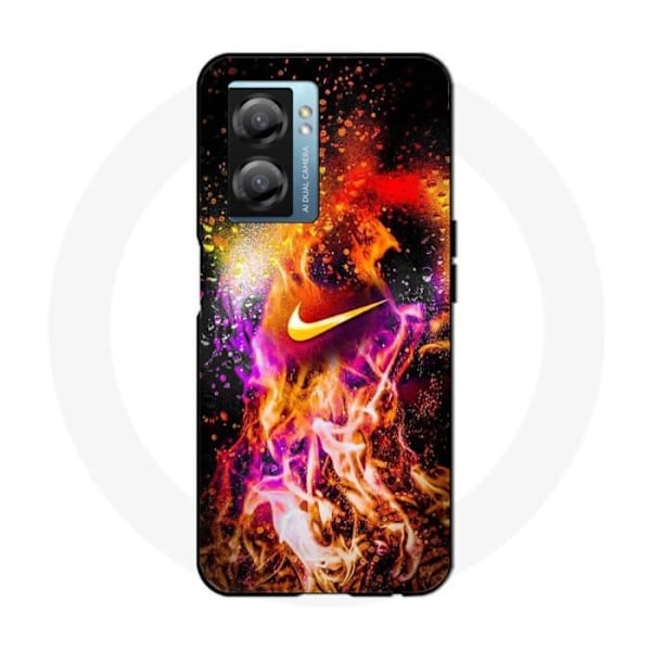 Coque Maniacase för Oppo A57 5G Nike färgglad målning