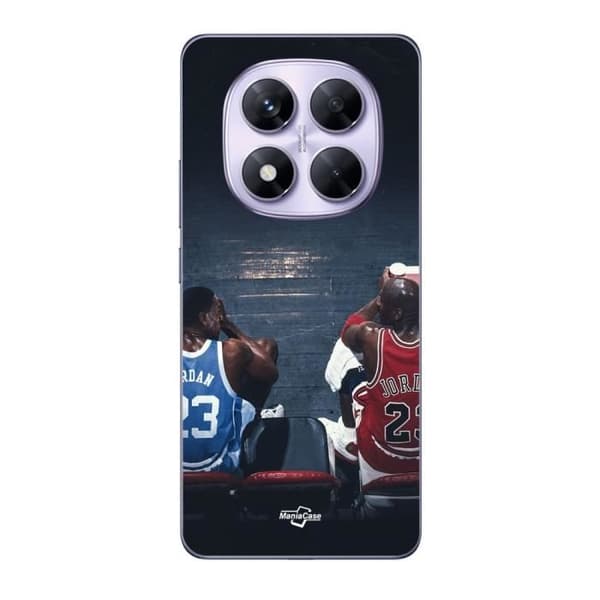 Cover - Xiaomi - Redmi Note 14 Pro 5G - Sort - Young Jordan vs Old Jordan - Blød