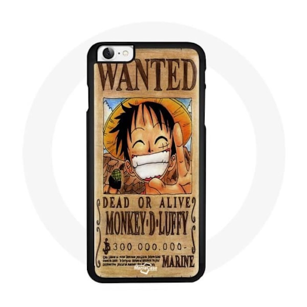 Coque iPhone 5 - Maniacase - One Piece Luffy - Souple - Noir - Mixte