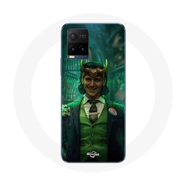 Coque för Vivo Y21s 2021 / Y21 2021 Loki Thor Ragnarok med hörlurar, affisch med karaktär från serie säsong 1