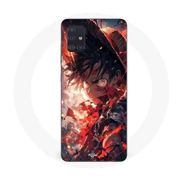 Coque Maniacase för Samsung Galaxy A51 5g One piece Luffy arg konst manga anime