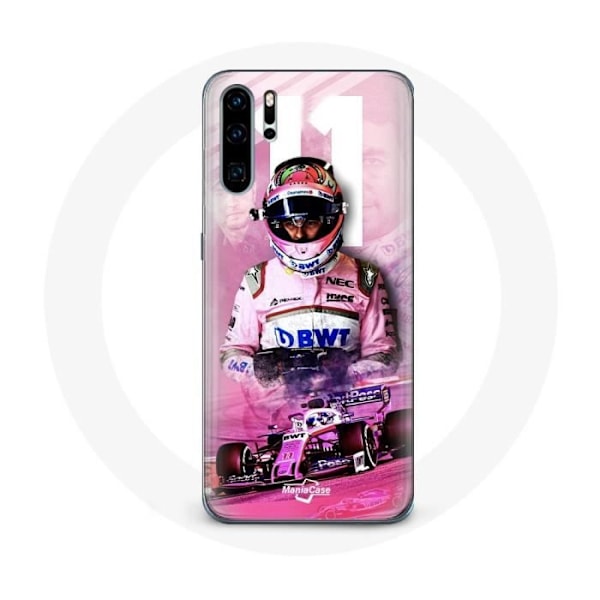Coque för Samsung Galaxy P30 Pro Formel 1 Sergio Pérez F1-förare Rosa