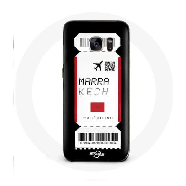 Cover til Samsung Galaxy S6 Flybillet Marrakech Marokko