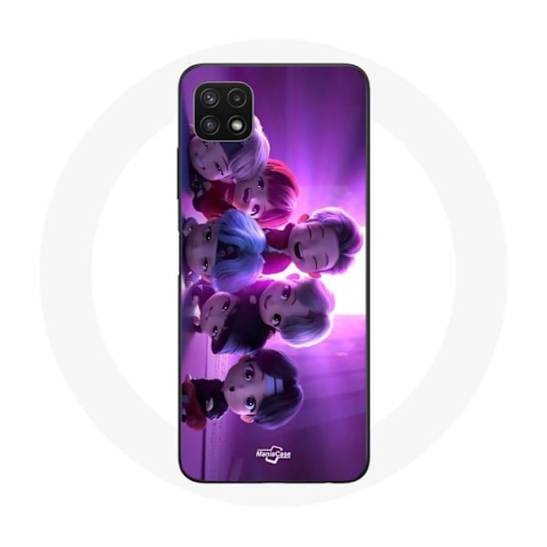 Coque för Samsung Galaxy A22 5G BTS TinyTAN Animation Affisch RM Jin Suga J-Hope Jimin V Och Jungkoo