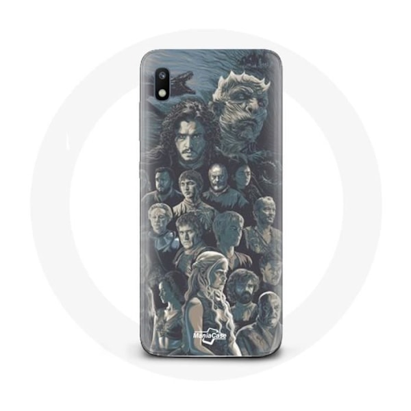 Coque - Game of Thrones - Samsung Galaxy A10 - Snygg - Affiche Karaktärer - Grå Grå